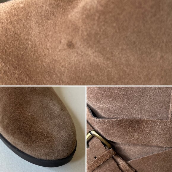 Anne Klein Javen Suede Leather Booties Size 9.5 - Picture 11 of 15